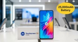 Jio Touchscreen 5G Mobile: फिर से गरीबों की फरियाद पूरी – सिर्फ ₹999 में 20MP कैमरा और 25,000mAh बैटरी के साथ